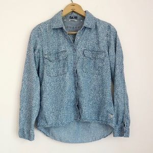 Guess Polka Dot Button Down Shirt